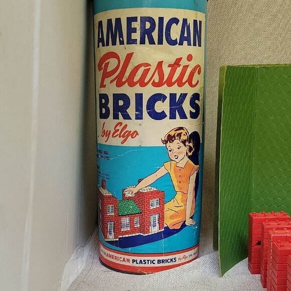 1950's American Plastic Bricks By Elgo USA - Picture 3 of 15